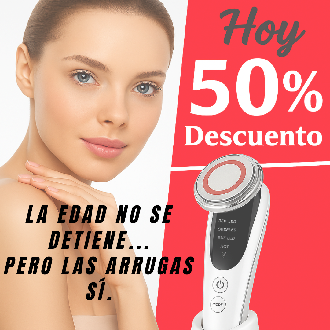 Masajeador Facial ionico ANTIARRUGAS DERMALIGHT™